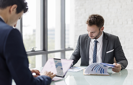 Business Brainstorming Graph Chart Report Data Concept